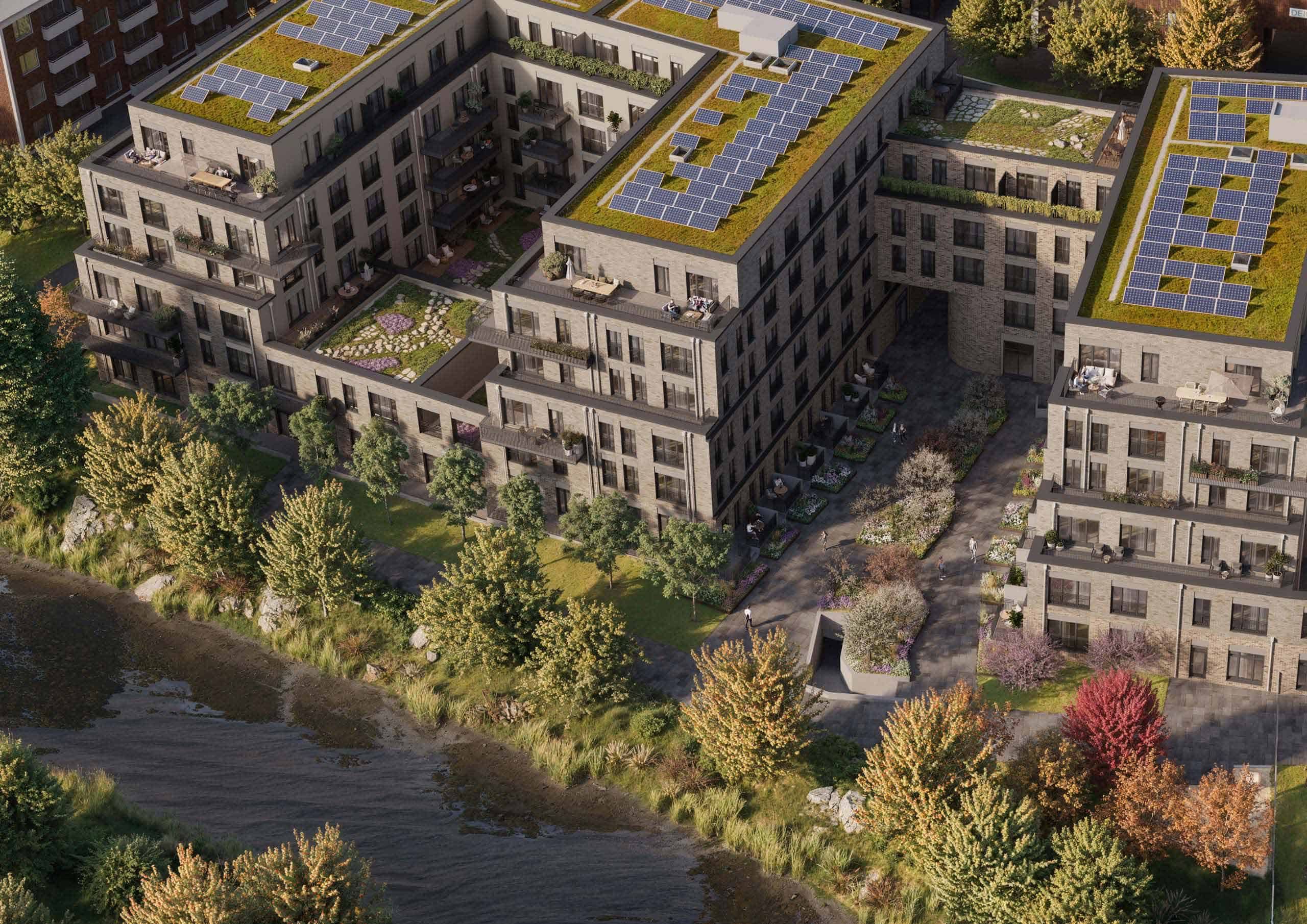 Aussenansicht Neubauprojekt  Friedrichs Ufer